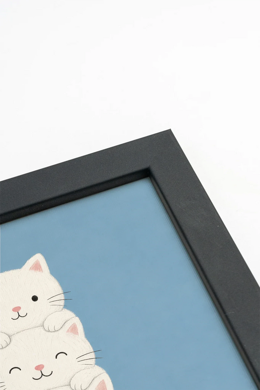 KITTY TOWER, Oeuvre sur toile rigide, encadré Noir (collective)