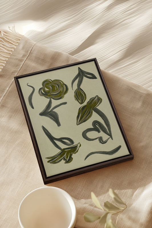 BOTANIC RELIC, Oeuvre sur toile étirée