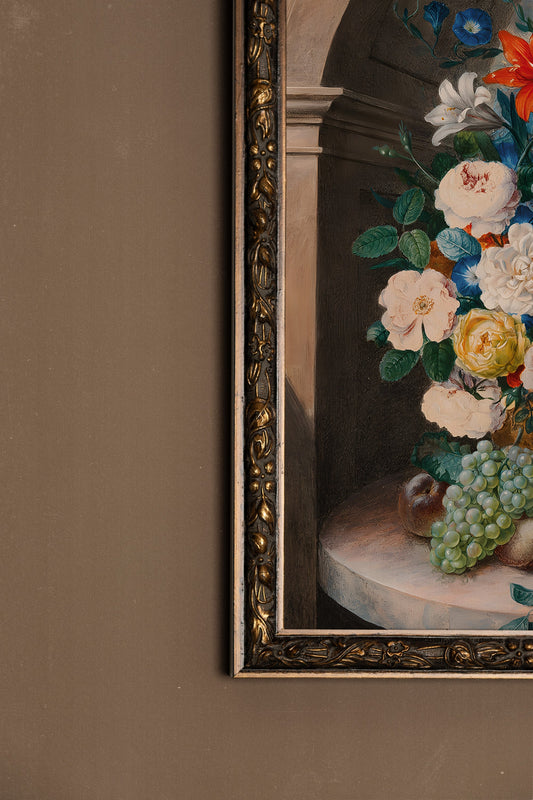 BOUQUET ROYAL, BRONZEFARBENER VINTAGE-RAHMEN