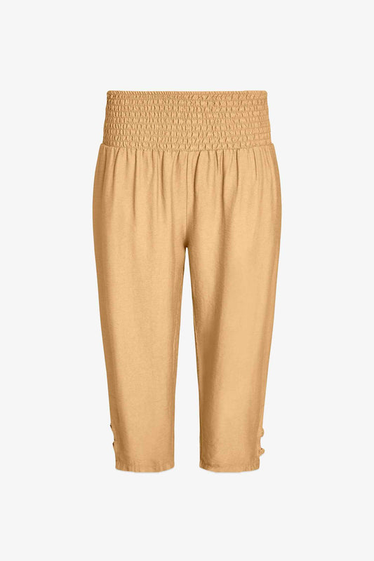 Women's Woven Capri Trousers