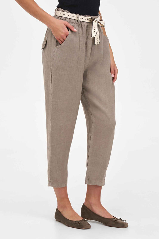 Women's Woven Capri Trousers