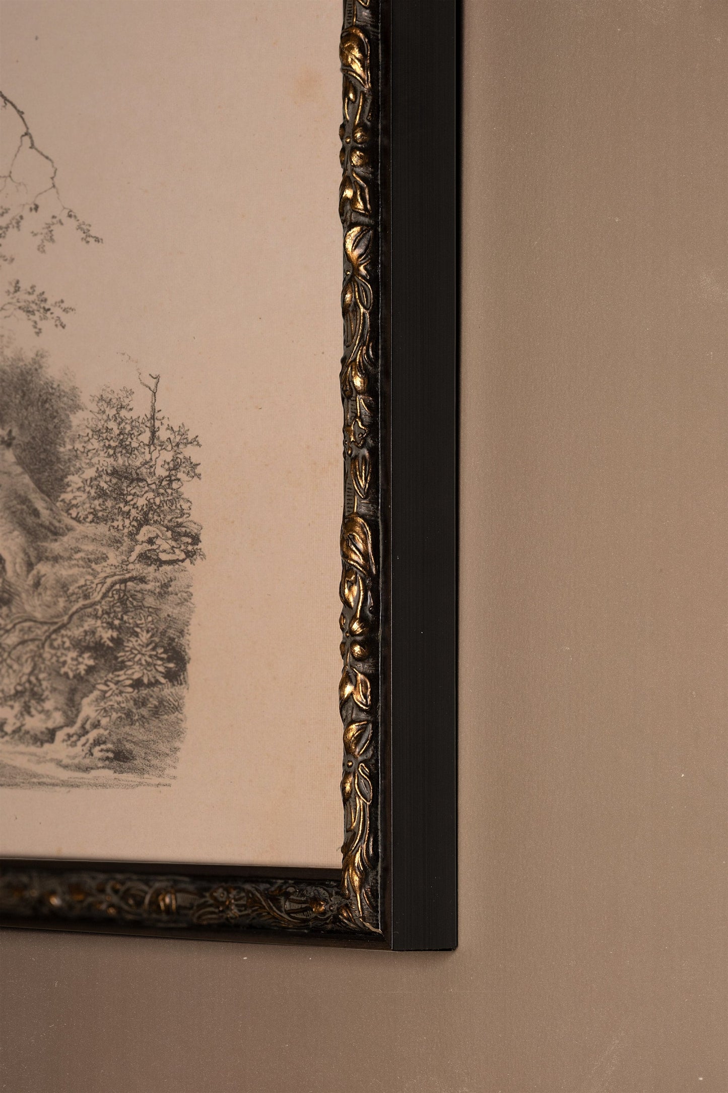 SKIZZE DER VERGANGENHEIT, VINTAGE-RAHMEN BRONZE