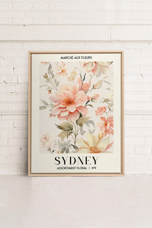 SYDNEY, Mischtechnik auf gespannter Leinwand