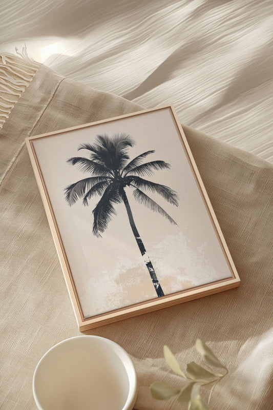 PALM BLISS, Kunstwerk auf gespannter Leinwand