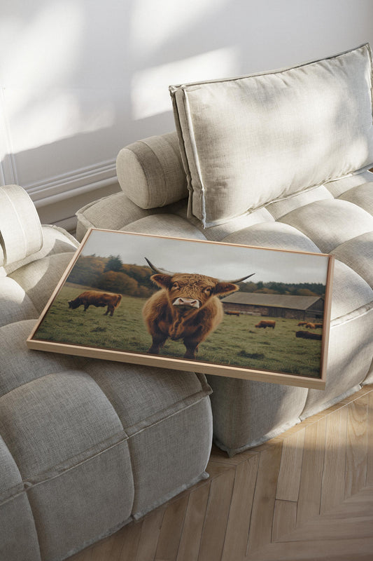 SPIRIT OF THE MEADOW, Gestreckte Leinwand
