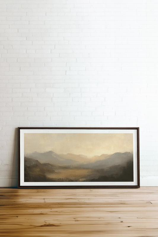 SOFT GLOW, Artwork on stretched canvas