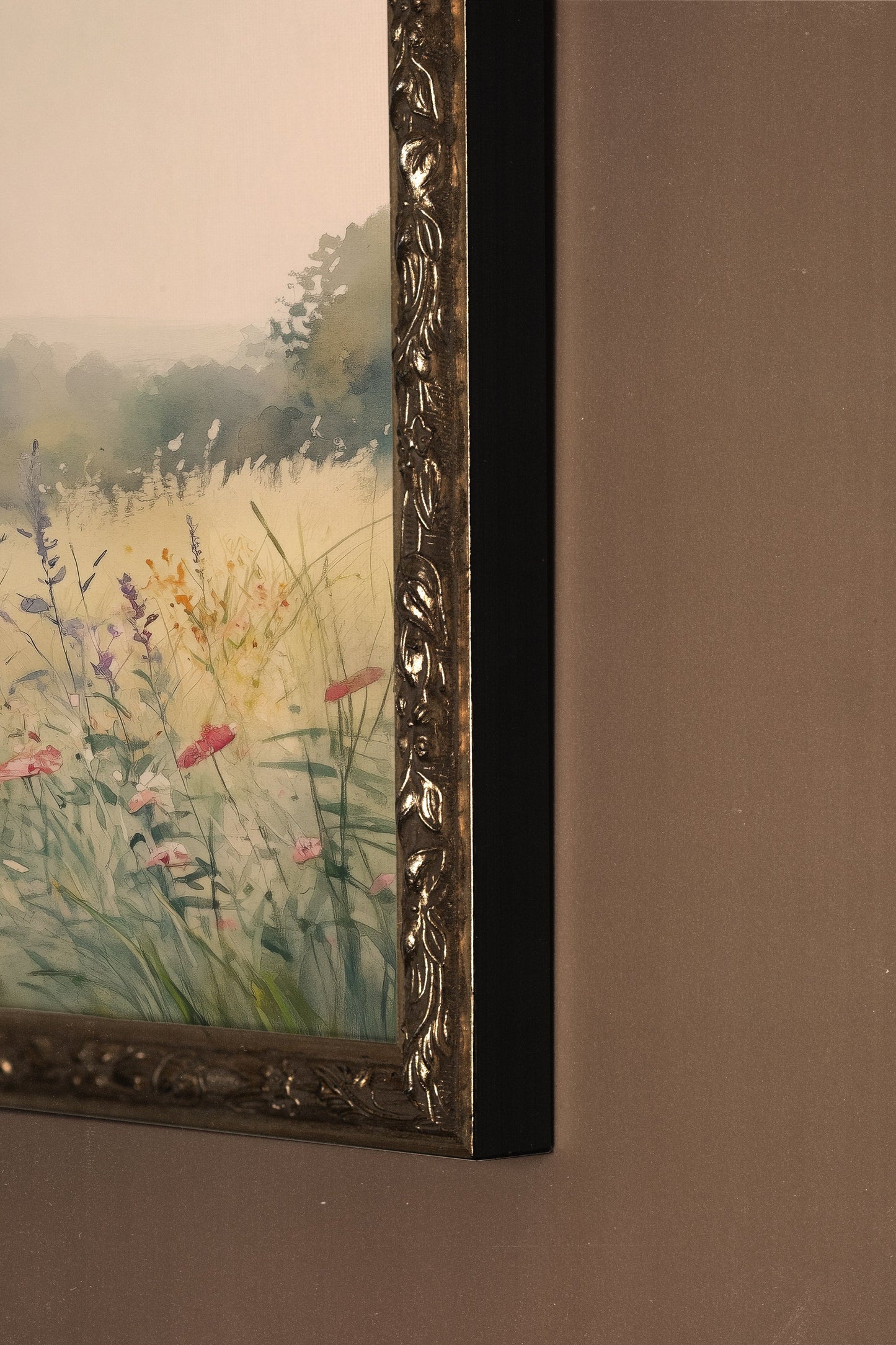 SILBERRAHMEN, SOMMERLICHE LICHTUNG, VINTAGE