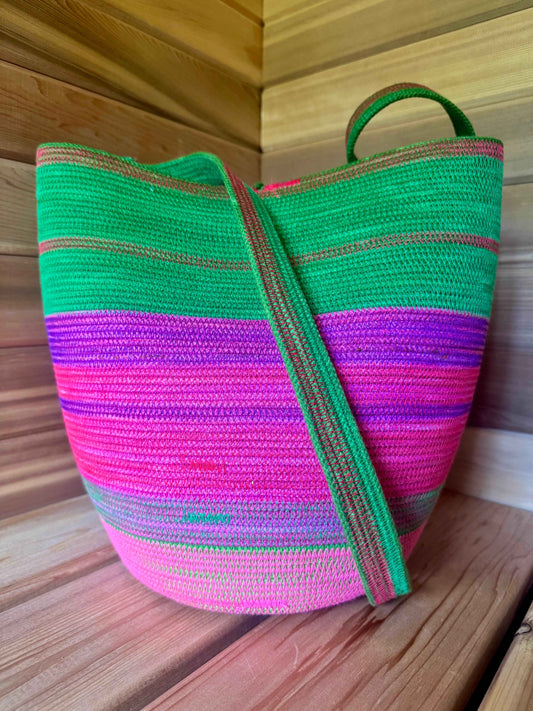 Watermelon Sugar Foraging Basket - New Short Strap