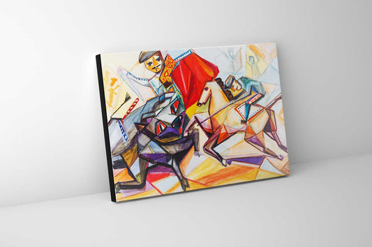 Picasso I - Kunstdruck auf Leinwand - RGB-Lackierung