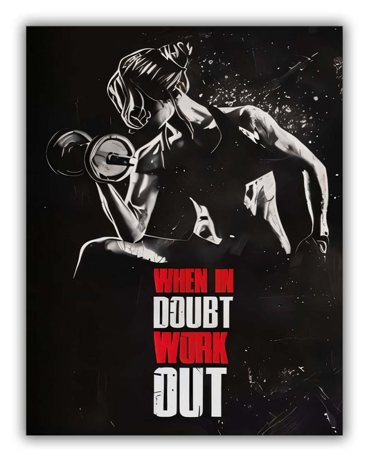 Wandkunst Bodybuilding Inspiration II Leinwand Kunstdruck