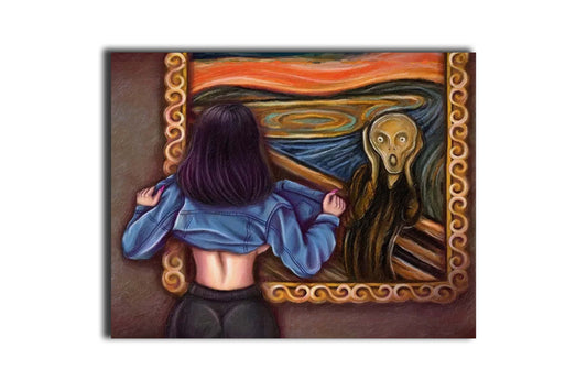 Leinwandbild „Scream Part II“