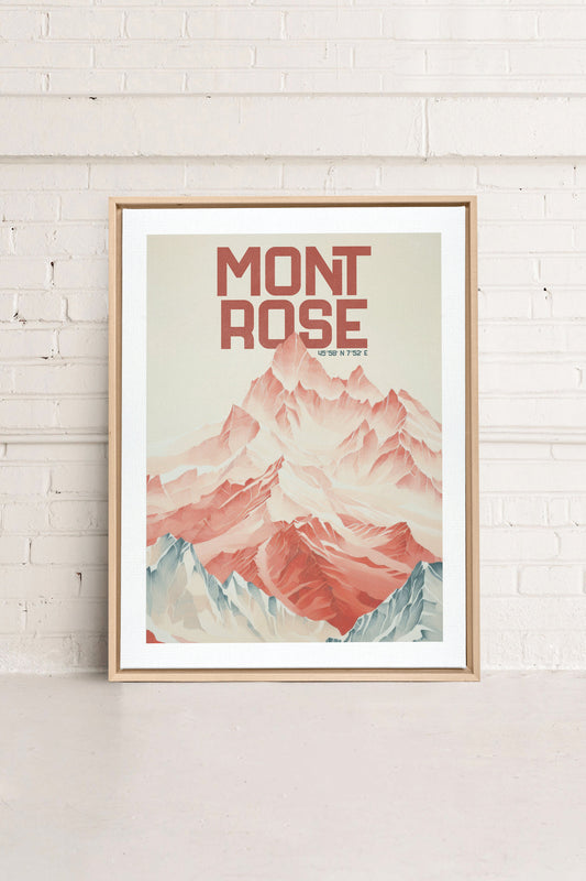 ROSE SUMMIT, Werk auf gespannter Leinwand
