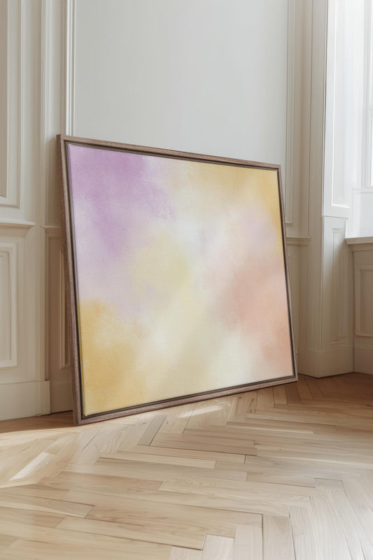 POWDERED GLOW, Mischtechnik auf Leinwand