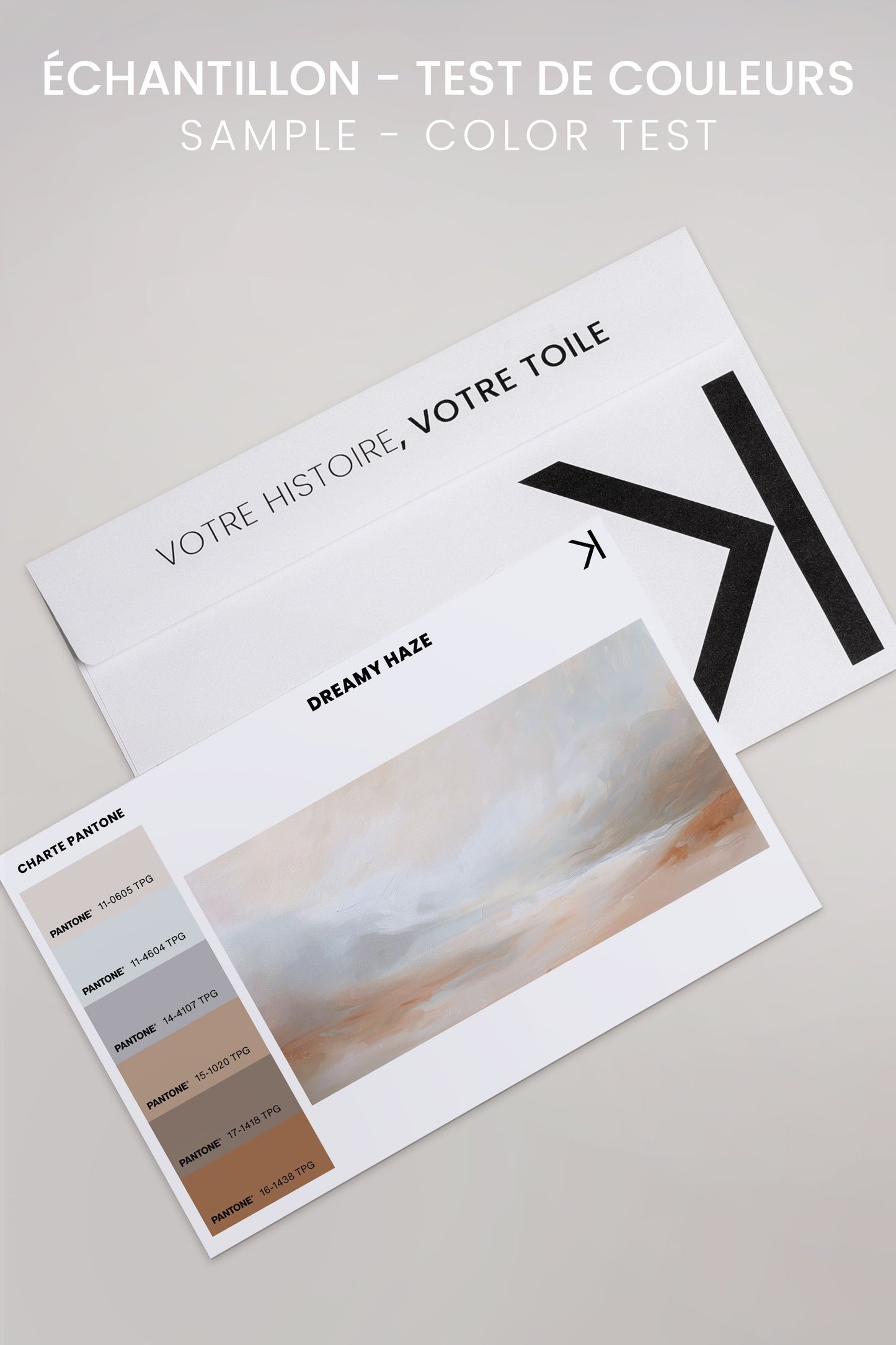 VERTRÄUMTER DUNST, Kunstwerk auf gespannter Leinwand