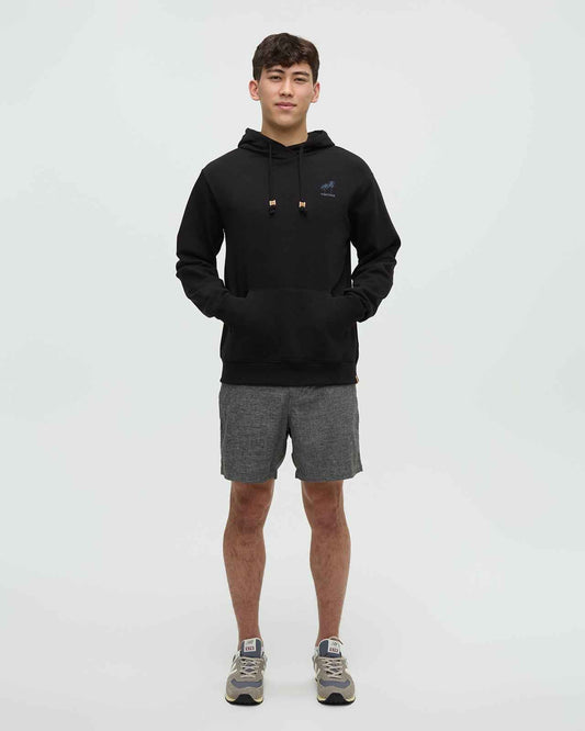 Haiti Palm Logo Relaxed Hoodie
