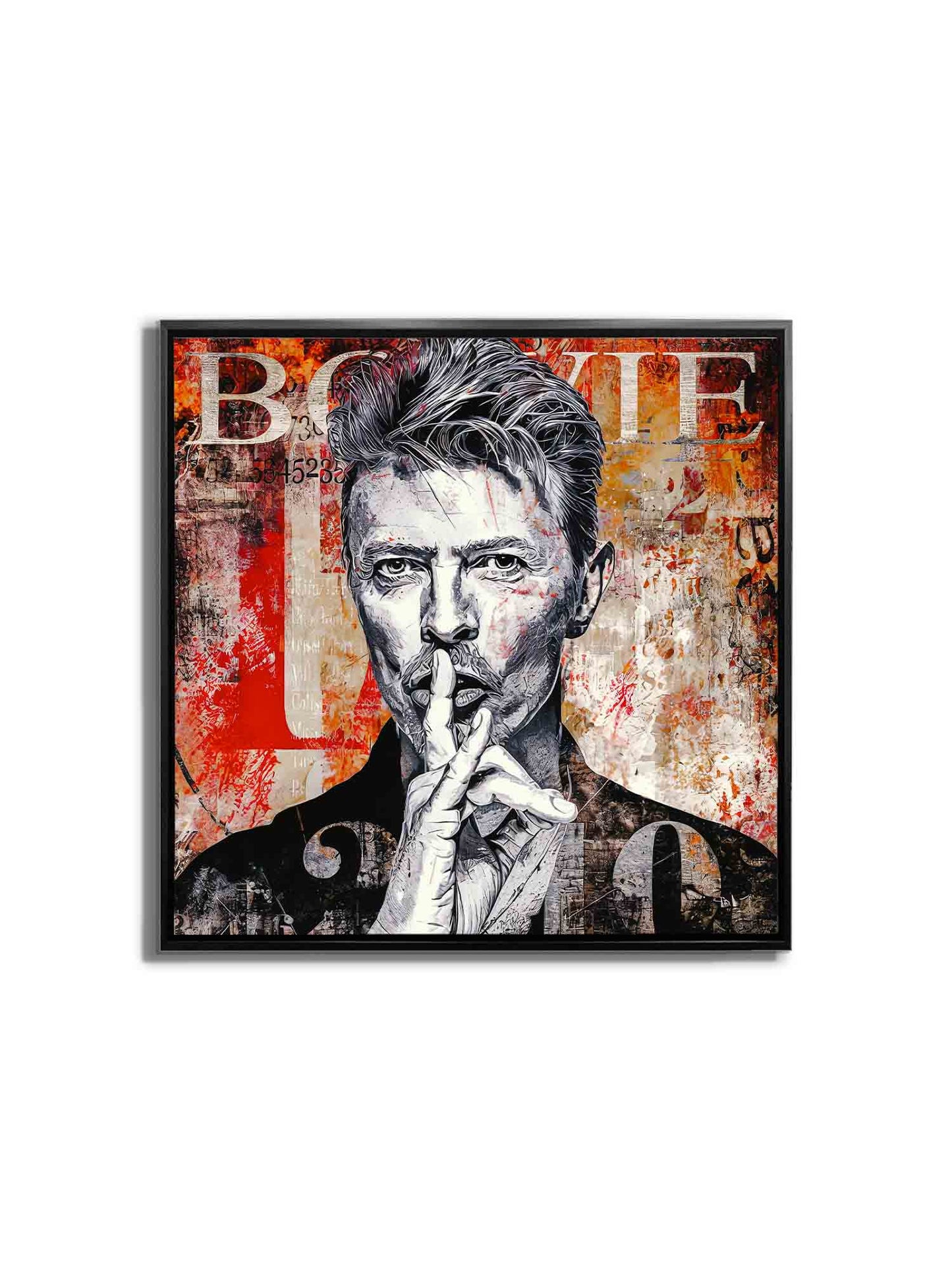 Wandkunst – „Let's Dance“-Bowie-Fans