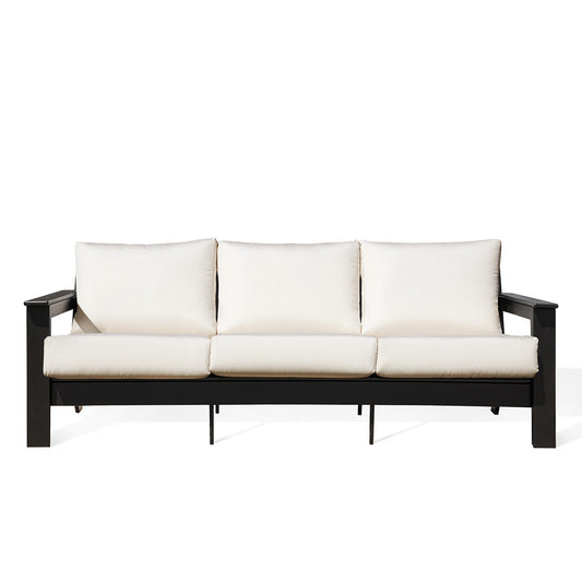 Hickory Polymer Outdoor Sofa with Sunbrella® Cushions - AURABAGS SHOP