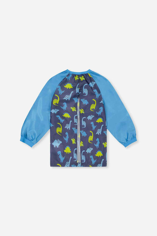 Apron Blue Printed Dinos