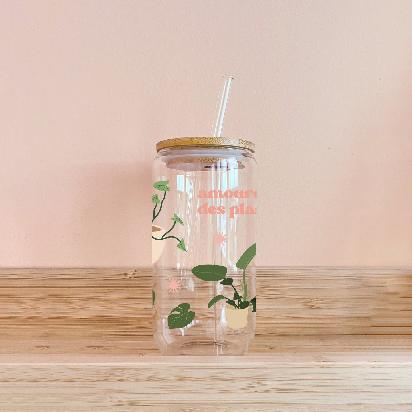 Boho-Glas – Pflanzenliebhaberin