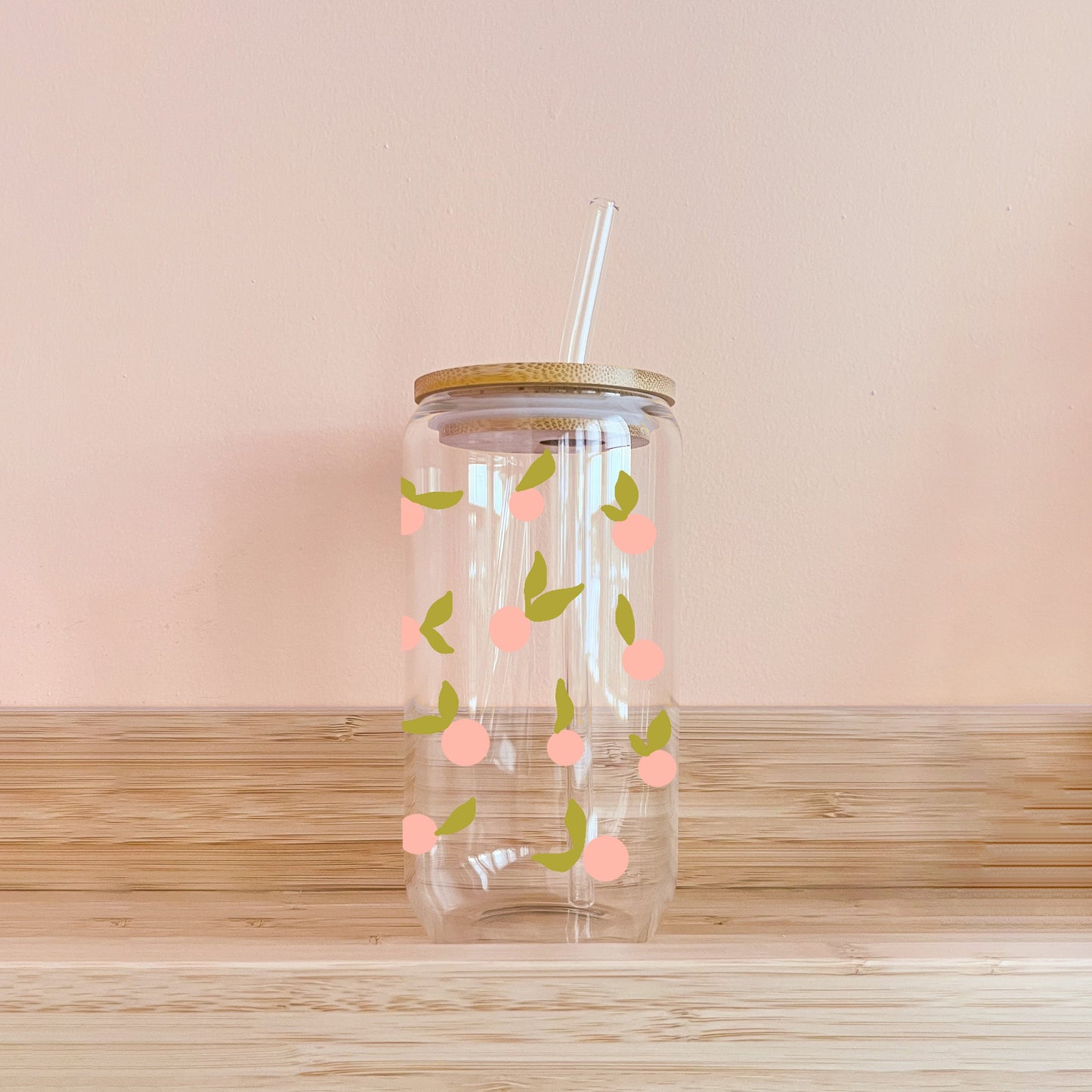 Boho glass - apricots