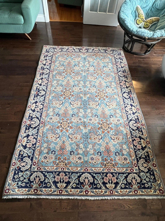Persian Yazd Rug | 8’ 2” x 5