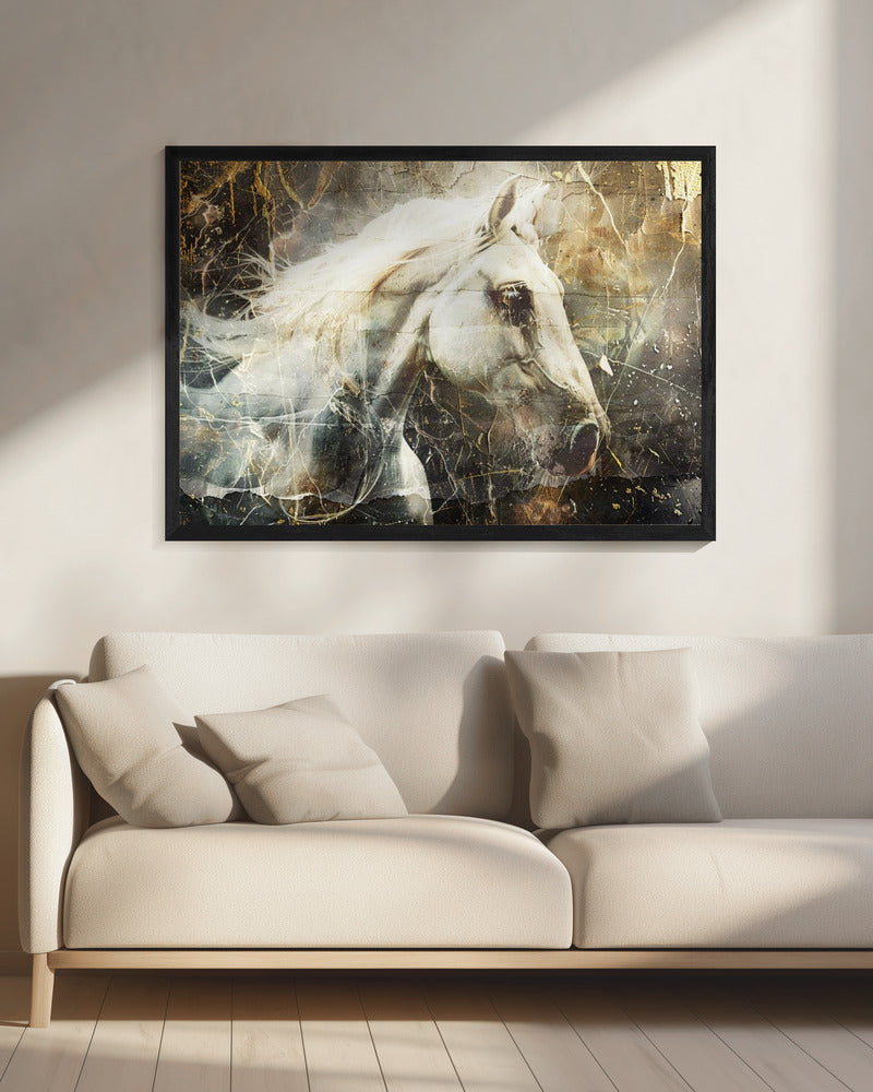 Wandkunst Pferd Tier Vintage Kunst Illustration Wandkunst 08
