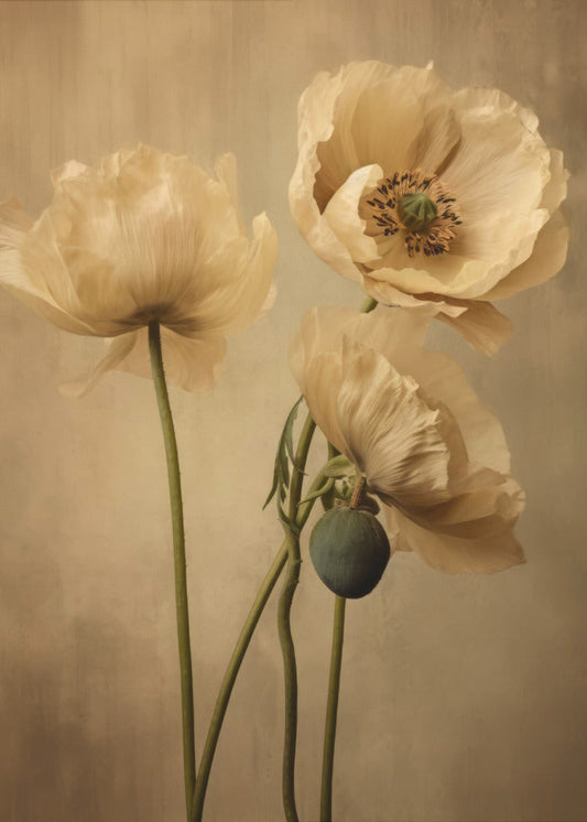 Wandbild Mohnblumen 24
