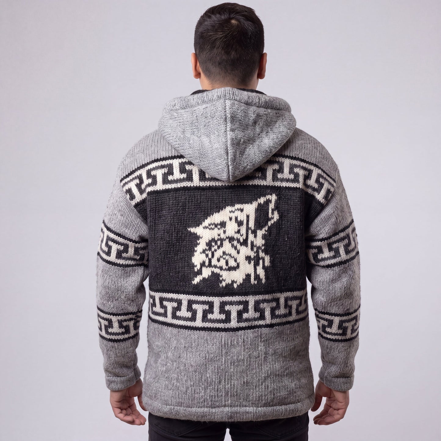 OLDTRIBES™ Lunar Wolf Wool Jacket
