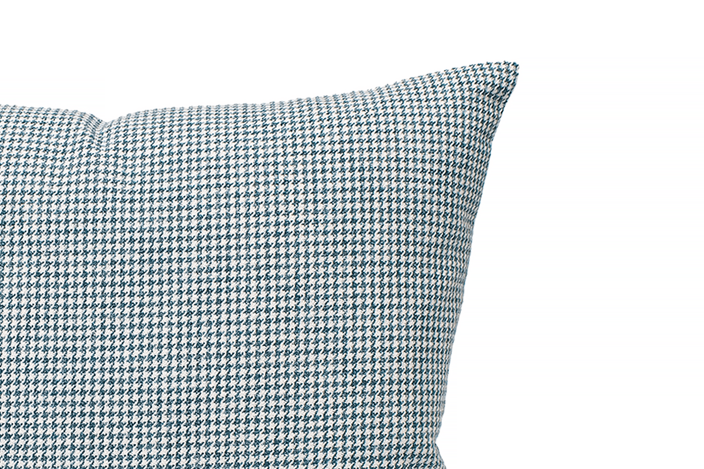 Kissenbezug Seeblau Houndstooth