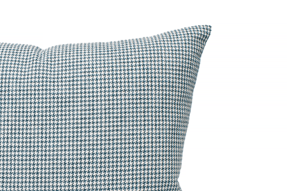 Kissenbezug Seeblau Houndstooth
