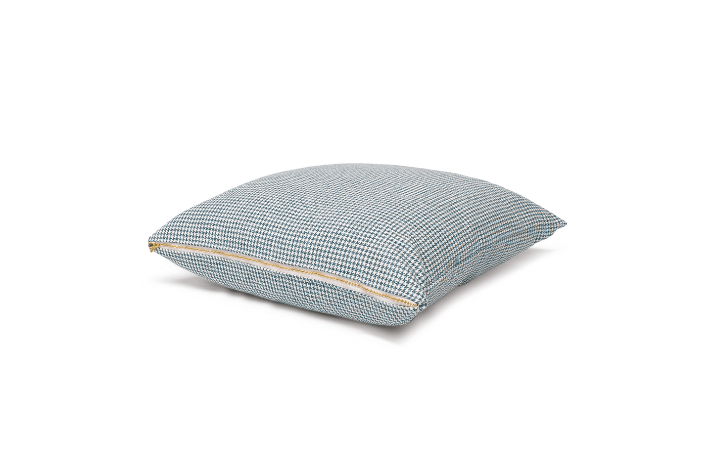 Kissenbezug Seeblau Houndstooth