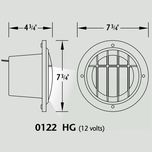 Luminaire paysagé pour enfouissement - 0122