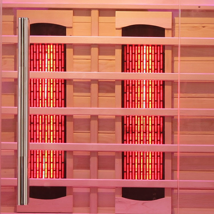 Blisspod | Venetian | Full Spectrum Indoor Premium Canadian Hemlock Ultra Low EMF Sauna | 11 Heaters | Reflexology & Chromotherapy | 3 Person