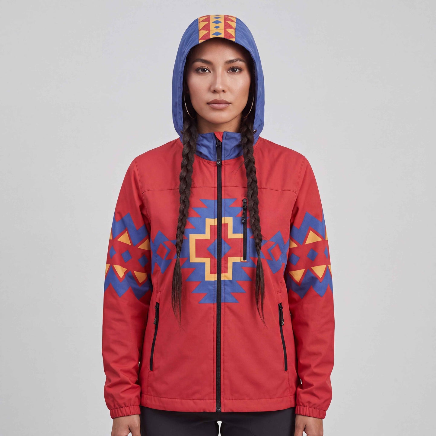 Red Horizon Windbreaker