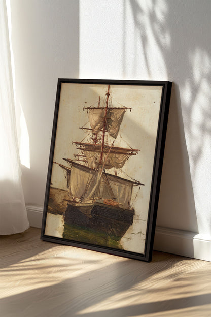 ANTIKE BRISE, Werk auf gespannter Leinwand