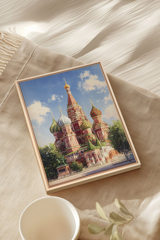 MOSCOW HUES, gestreckte Leinwand
