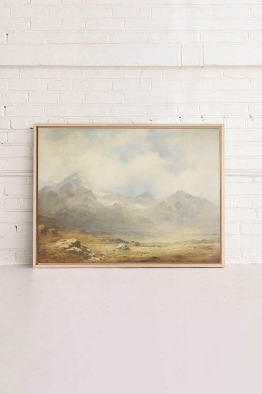 Stille Highlands, Werk auf gespannter Leinwand
