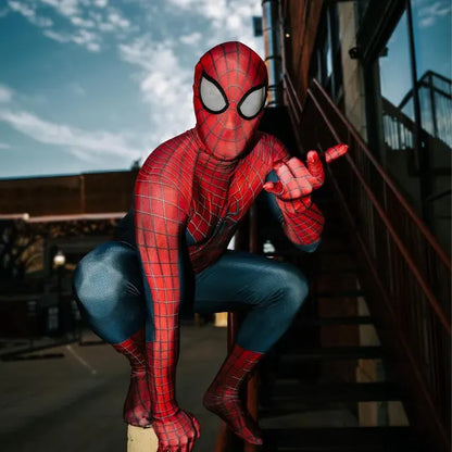 Super Hero Amazing Spider Cosplay Full Bodysuit Halloween Costume Zentai