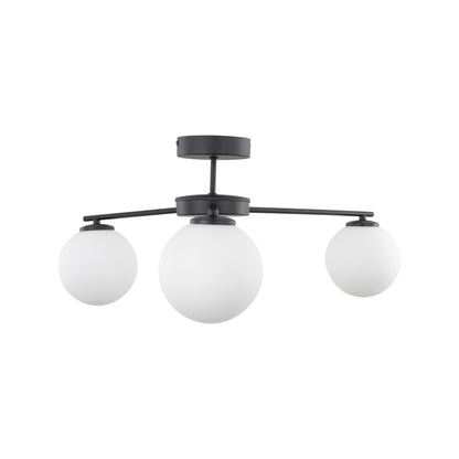 ELTON Black Scandinavian Ceiling Lamp 3 - AURABAGS SHOP