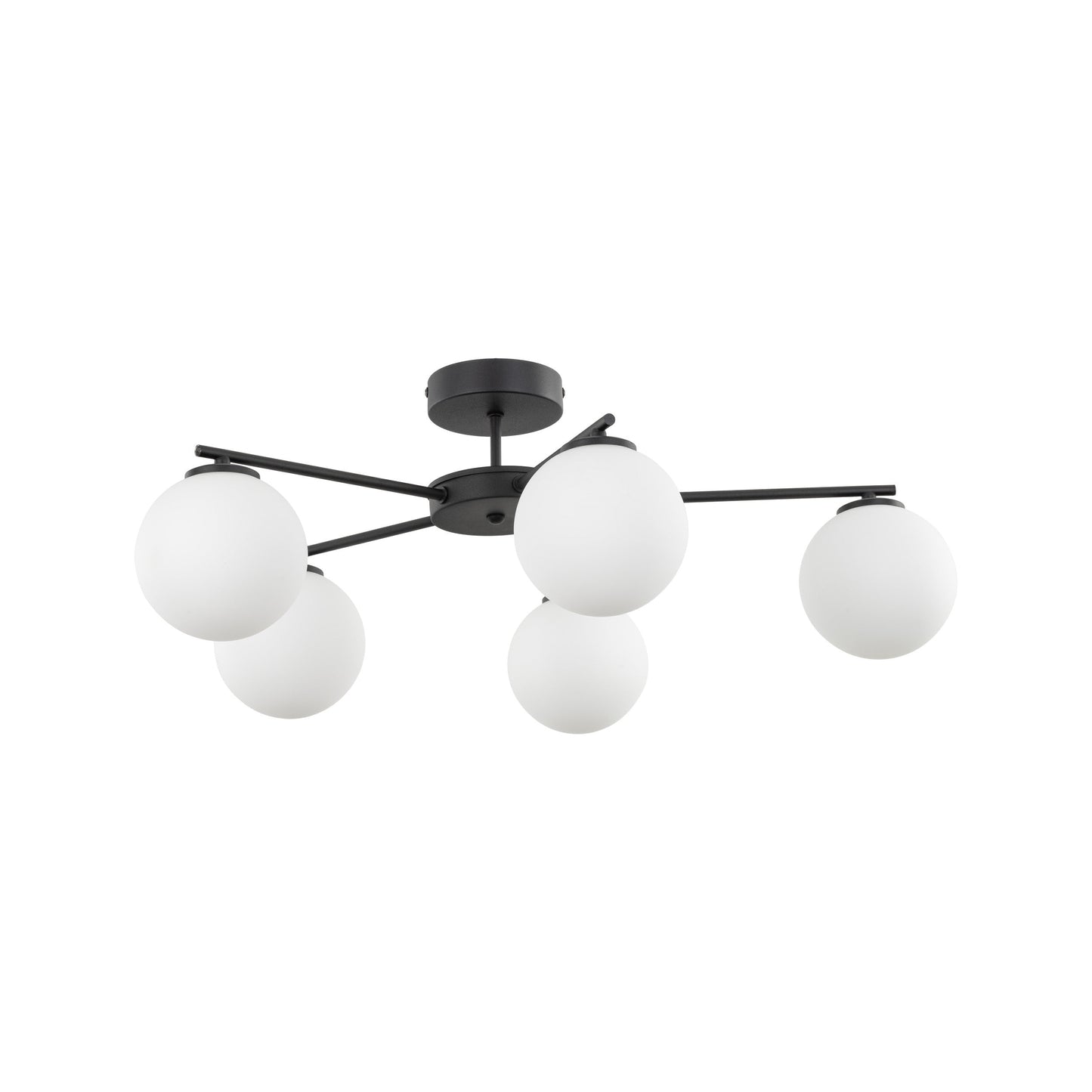 ELTON Black Scandinavian Ceiling Lamp for Living Room, Bedroom & Hallway - AURABAGS SHOP