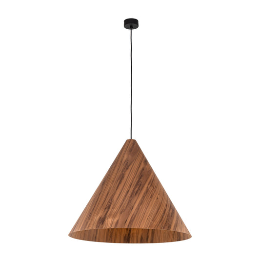 SOLIS Large Scandinavian Wood Pendant Light – Statement Cone Design (Limited Edition) - AURABAGS SHOP