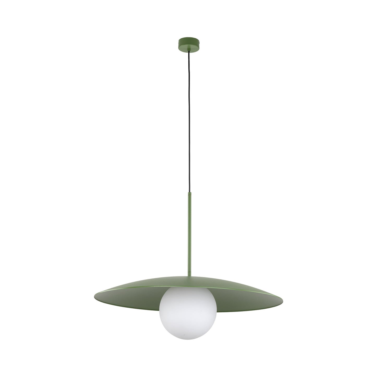 SLATE Mid-Century Modern Wide Dome Pendant Light for Kitchen Island & Dining Table - AURABAGS SHOP