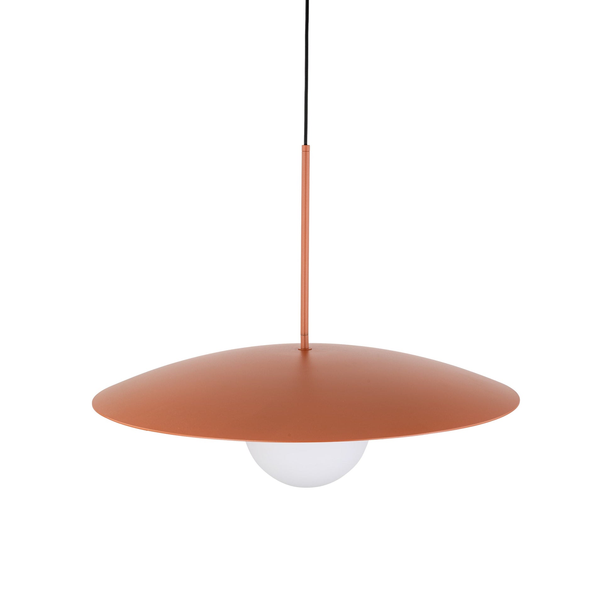 SLATE Mid-Century Modern Wide Dome Pendant Light for Kitchen Island & Dining Table - AURABAGS SHOP