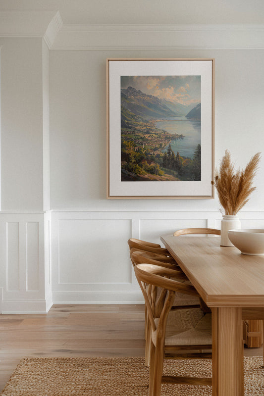 BERGHAUS, Kunstwerk auf gespannter Leinwand