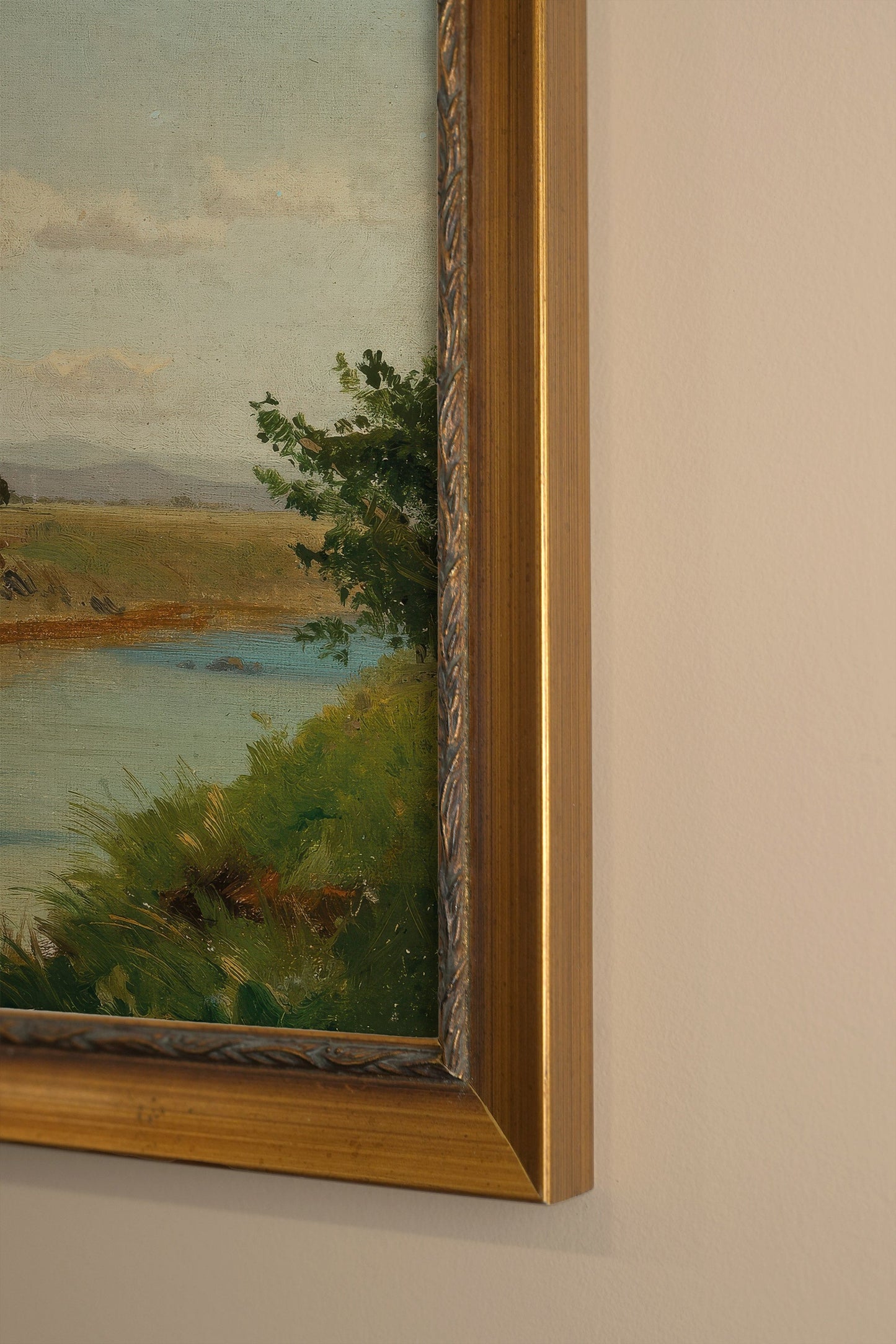 MITTAGSBLICK, VINTAGE-RAHMEN GOLD