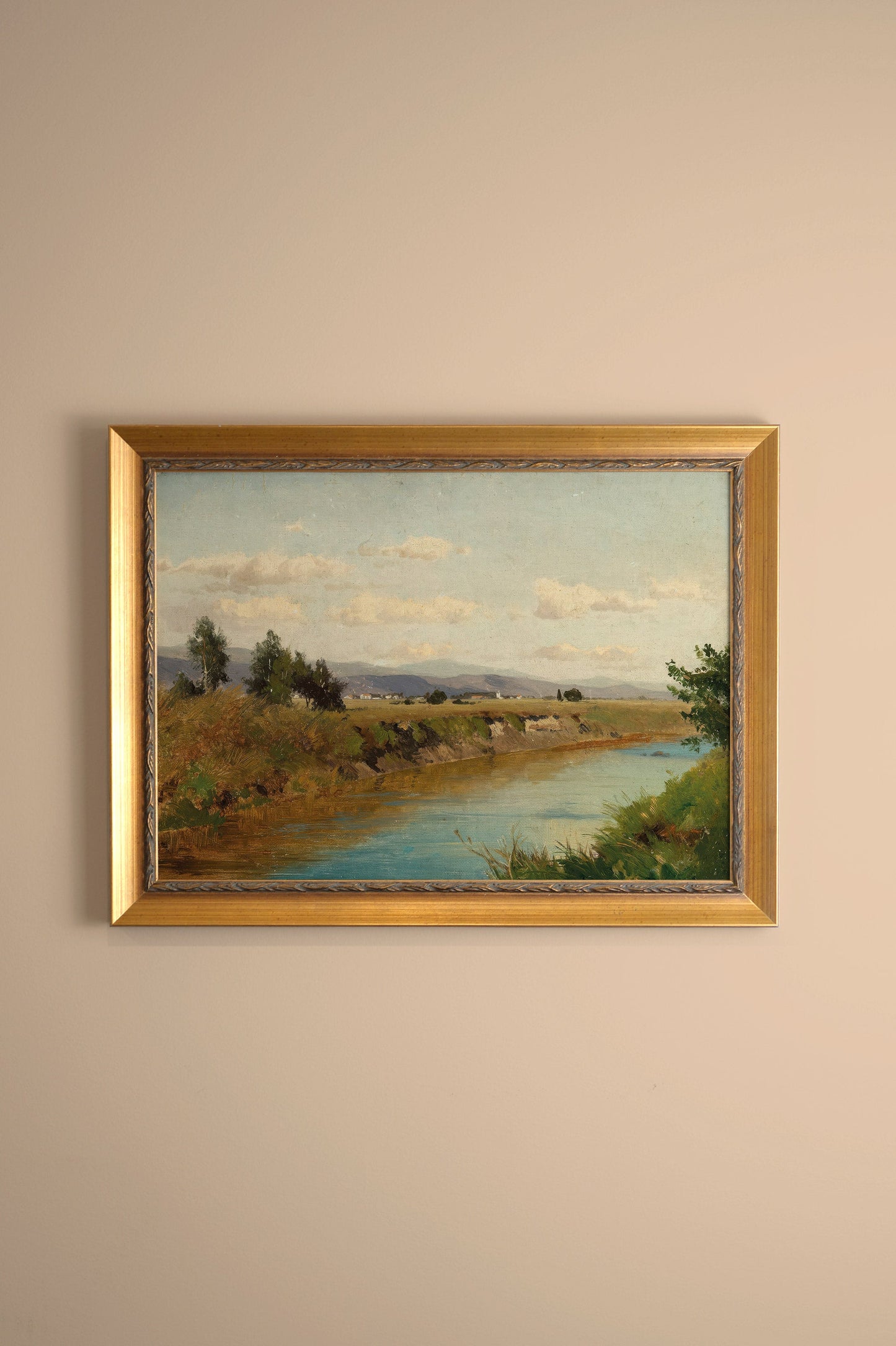 MITTAGSBLICK, VINTAGE-RAHMEN GOLD