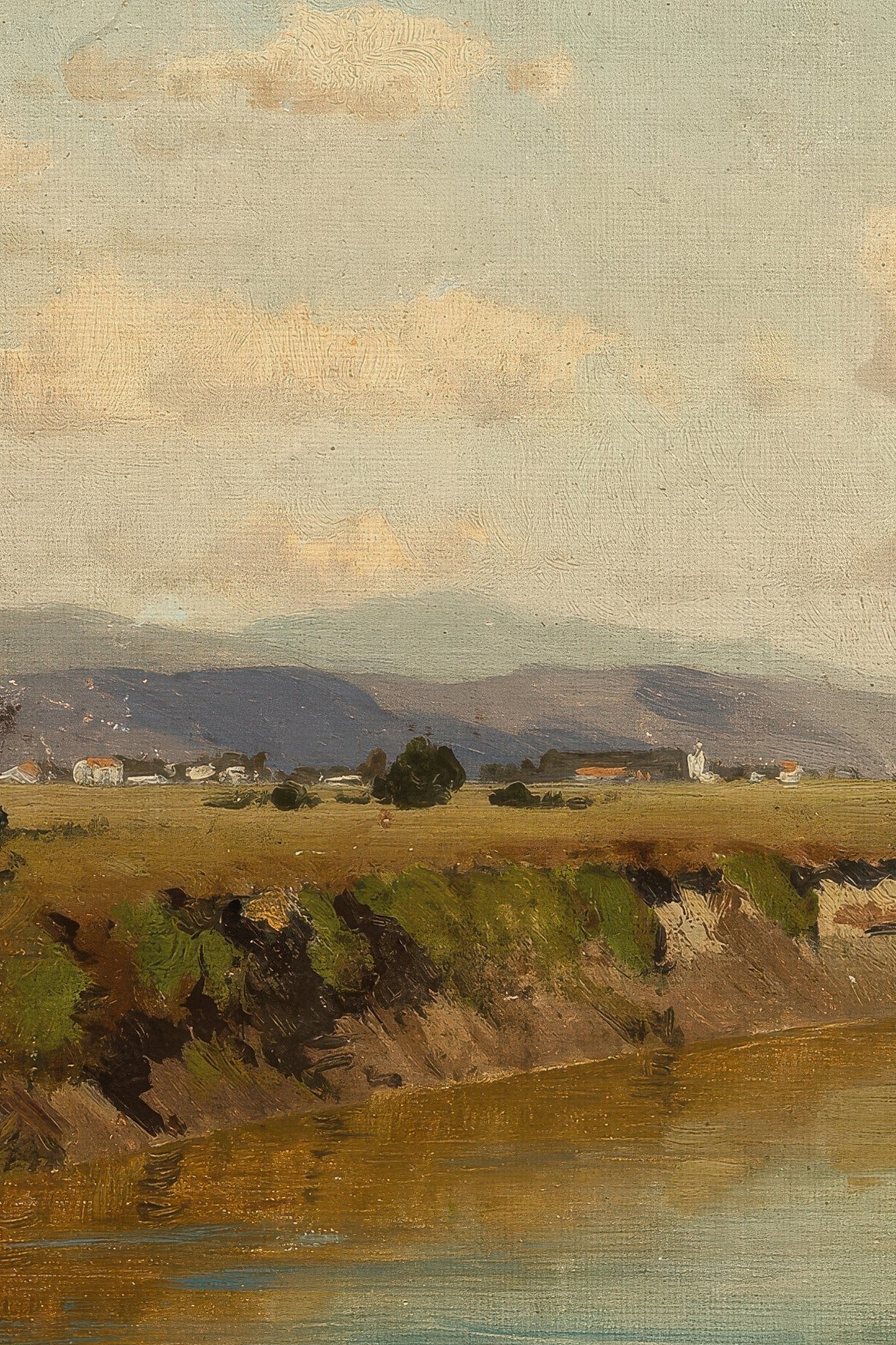 MITTAGSBLICK, VINTAGE-RAHMEN GOLD
