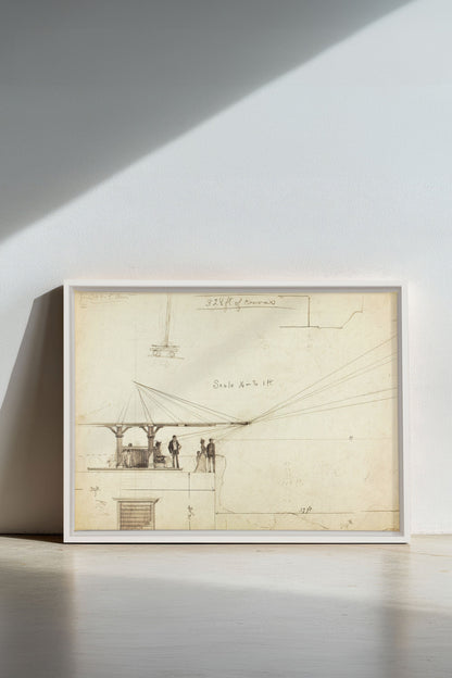 MEASURED MINDS, Werk auf gespannter Leinwand