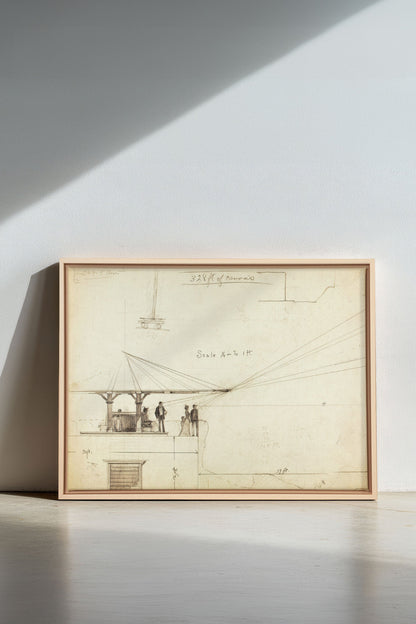 MEASURED MINDS, Werk auf gespannter Leinwand