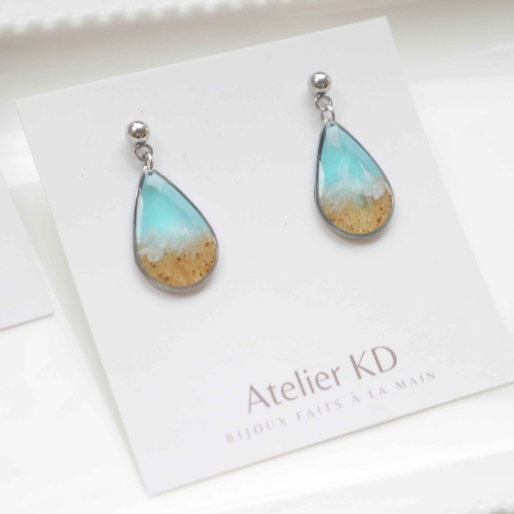 Boucles d'oreilles Tulum- goutte